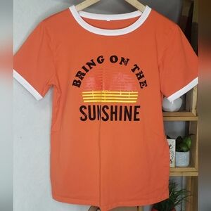 Orange Graphic T-Shirt